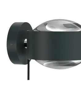 Bodové svetlá Top Light Puk Maxx Wall+ LED, číre šošovky, antracit/chróm