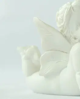 Obrazy anjelov Obraz roztomilá soška anjela