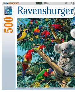 Hračky puzzle RAVENSBURGER - Koaly na strome 500 dielikov
