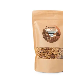 Kaše, müsli a cereálie Protein & Co. Granola high protein – mandle a skorica 400 g