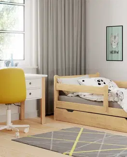 Detské izby Detská posteľ so zásuvkou MARINELLA 160x80 cm Halmar Biela