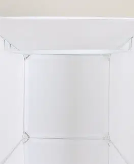 Šatníkové skrine Modulárna multifunkčná skriňa, biela, ZALVO