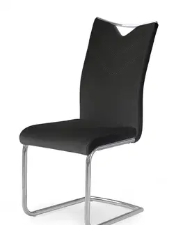 Jedálenské stoličky a kreslá Jedálenská stolička K224 Halmar Čierna