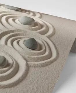 Tapety Feng Shui Fototapeta kamene v piesočnatých kruhoch