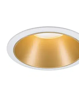 Zapustené svietidlá Paulmann Paulmann Cole bodové LED, zlato-biele