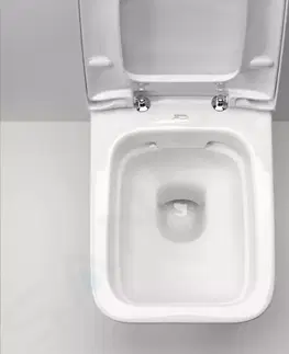 Záchody GEBERIT - iCon Závesné WC, Rimfree, biela 201950000