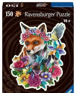 Hračky puzzle RAVENSBURGER - Drevené puzzle farebná líška 150 dielikov