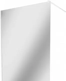 Sprchové dvere MEXEN/S - KIOTO Sprchová zástena WALK-IN 70 x 200, zrkadlové 8 mm, biela 800-070-101-20-50