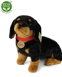 Plyšové hračky RAPPA - Plyšový pes jazvečík 30 cm ECO-FRIENDLY