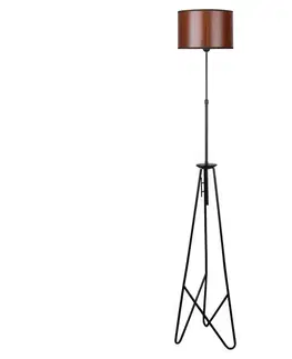 Lampy  Stojacia lampa FLOAT 1xE27/60W/230V hnedá 
