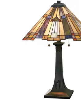 Lampy Elstead Elstead QZ-INGLENOOK-TL - Stolná lampa INGLENOOK 2xE27/60W/230V 