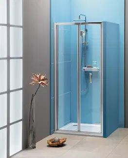 Sprchovacie kúty POLYSAN - EASY LINE sprchové dvere skladacie 800, číre sklo EL1980
