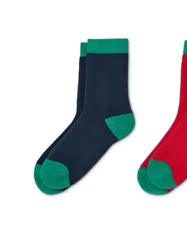 Socks Ponožky z biobavlny, 2 páry