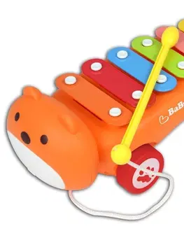 Hudobné hračky BONTEMPI - detský xylofón na ťahanie