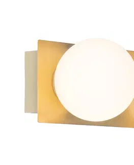 Nastenne lampy Moderné nástenné svietidlo zlaté 48 cm IP44 3-svetlo - Cederic