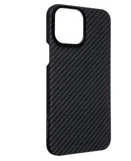 Puzdrá na mobilné telefóny Zadný kryt Tactical MagForce z aramidových vlákien pre Apple iPhone 13 Pro Max, čierna