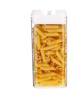 Dózy na potraviny Plastové dózy s viečkom, set 7 ks, transparentná, HARLEM
