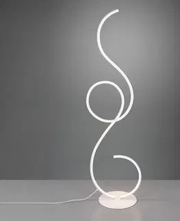 Stojacie lampy Trio Lighting Stojaca LED lampa Jive so stmievačom, biela matná
