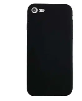 Puzdrá na mobilné telefóny Devia kryt Nature Series Silicone Case pre Apple iPhone SE 2020/2022, čierne 6938595339875