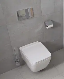 Záchody Rapid SL pre závesné WC 38528SET s chrómovou doskou + WC JIKA PURE + SEDADLO duraplast 38772001 PU1