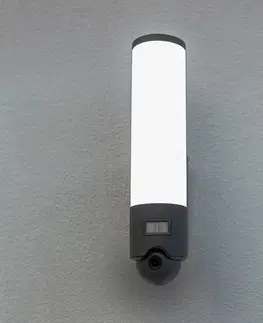 Inteligentné kamery LUTEC connect Vonkajšie LED svietidlo Elara čierna kamera
