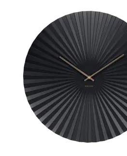 Hodiny Dizajnové nástenné hodiny 5657BK Karlsson 40cm