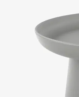 Konferenčné stolíky HALMAR Alexis okrúhly príručný stolík sivá