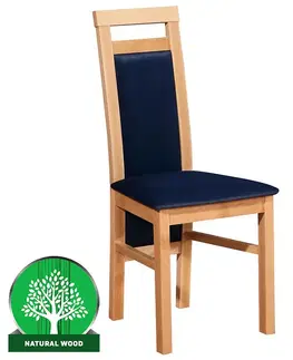 Drevené stoličky Stolička W75 bukový lak esito 2
