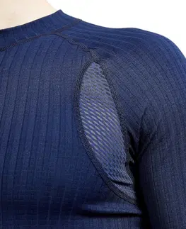 Pánske termo tričká s dlhým rukávom Pánske tričko CRAFT Active Extreme X LS modrá - XL