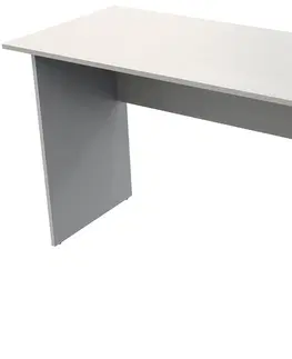 Písacie a pracovné stoly NABBI Talent T1 písací stôl svetlosivá