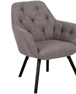 Plastové stoličky Kreslo grey-brown