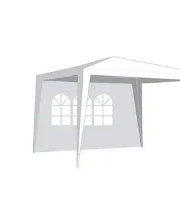 Záhradné stany a altány Bočnice záhradného stanu s oknom - biela