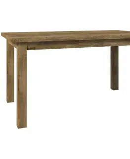 Jedálenské stoly Rozkladací stôl Montana 160/203x90cm dub lefkas