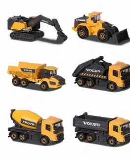 Hračky - dopravné stroje a traktory MAJORETTE - Volvo Súprava 3 Ks, Mix produktov, 2 Druhy