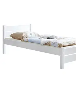 Jednolôžkové postele Posteľ Z Masívu Bora - 100x200cm