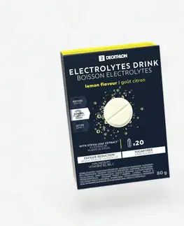 cyklistick Šumivé tablety na prípravu elektrolytického nápoja bez cukru citrón 20 × 4 g