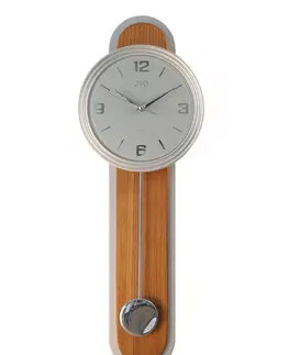 Hodiny Dizajnové kyvadlové nástenné hodiny JVD NS17014/11, 63cm