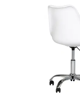 Kancelárske stoličky Norddan Dizajnová kancelárska stolička Maisha biela 