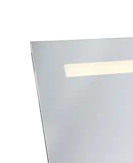 Nastenne lampy Kúpelňové zrkadlo 60x80 cm vrátane LED s dotykovým stmievačom a hodinami - Miral