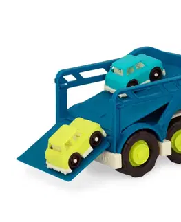 Hračky - dopravné stroje a traktory B-TOYS - Transportér so 6 autíčkami Happy Cruisers