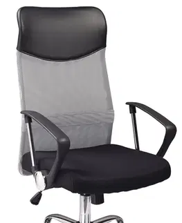 Kancelárske stoličky K-025 kancelárske kreslo, šedé