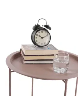 Konferenčné stolíky Príručný stolík s odnímateľnou táckou, nude ružová, RENDER
