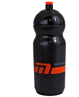 Cyklistické fľaše Cyklo fľaša MAXBIKE 0,6 l so závitom - čierna