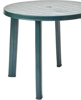 Záhradné stoly Stôl Tondo zelený