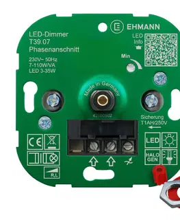 Reostaty EHMANN EHMANN T39 LED stmievač fázový, 3 – 35 W