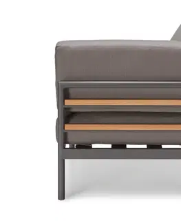 Outdoor Furniture Sets Rohový modul 1-miestnej pohovky s prémiovými poťahmi