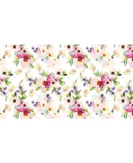 Bytový textil Gumený obrus Spring Blossom 236-1081 140 cm x 180 cm
