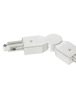 Svietidlá pre 1fázové koľajnicové svetelné systémy Nordlux Rohový konektor pre koľajnicový systém Link, biely