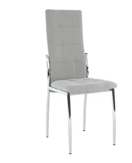 Jedálenské stoličky a kreslá Jedálenská stolička ADORA NEW Tempo Kondela Sivá