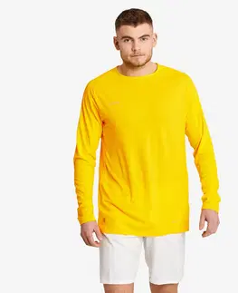 dresy Futbalový dres s dlhým rukávom VIRALTO CLUB žltý
